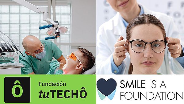 Smile is a Foundation y Fundación tuTECHÔ firman convenio para atención odontológica y óptica a personas sin hogar