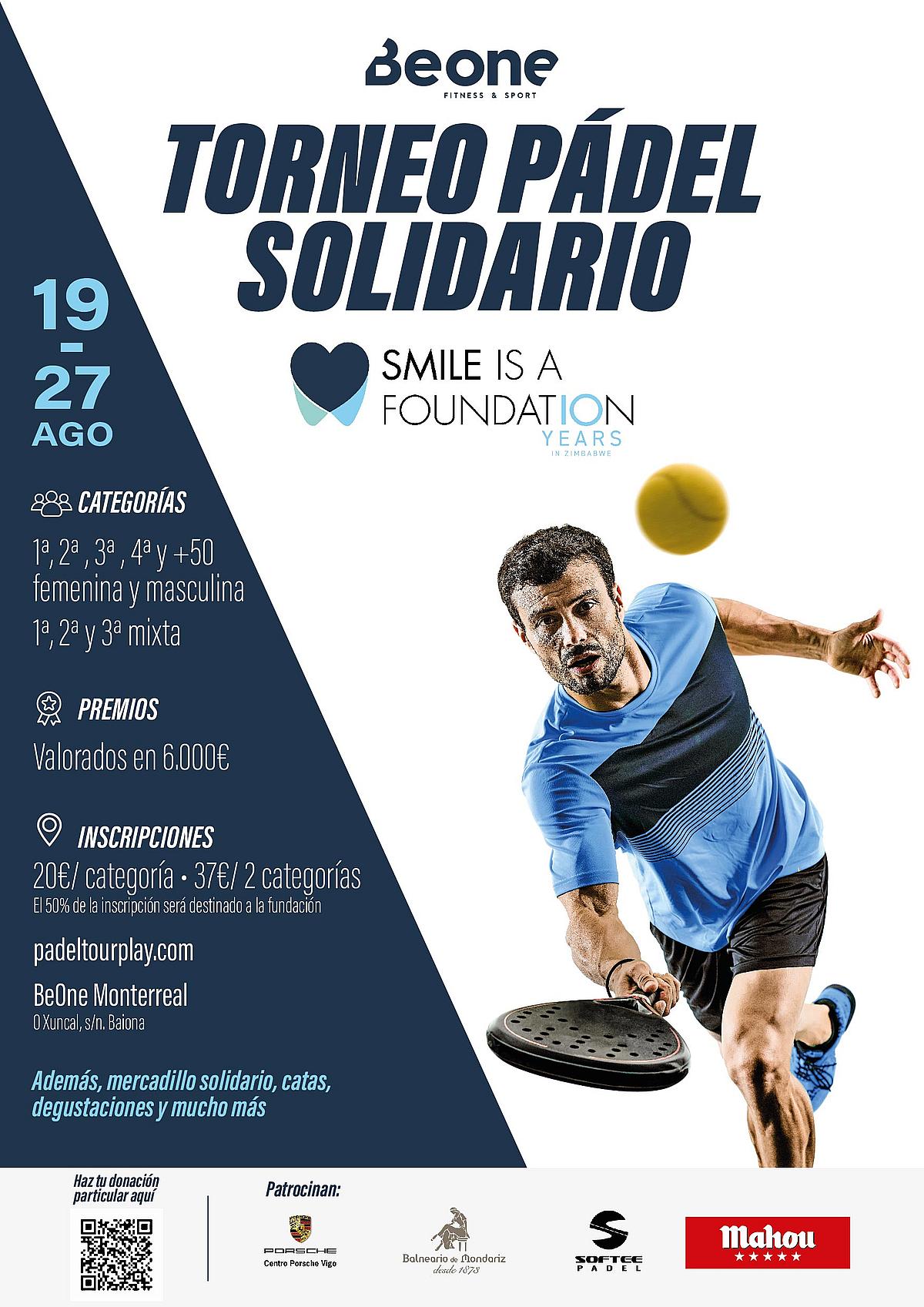 Torneo de Pádel Solidario BeOne Smile is a Foundation